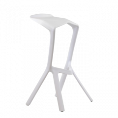 Барный стул Barneo N-227 Miura белый в Заводоуковске - zavodoukovsk.mebel24.online | фото 1