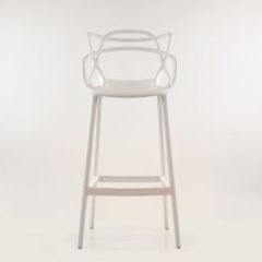 Барный стул Barneo N-235 Masters, белый, design Phillip Stark в Заводоуковске - zavodoukovsk.mebel24.online | фото 3