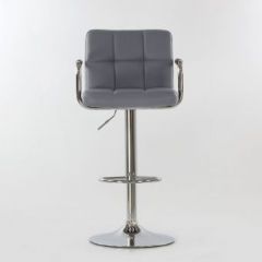 Барный стул Barneo N-69 Kruger Arm Серый в Заводоуковске - zavodoukovsk.mebel24.online | фото 3