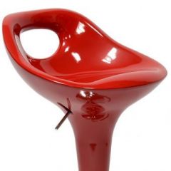 Барный стул Barneo N-7 Malibu красный глянец в Заводоуковске - zavodoukovsk.mebel24.online | фото 3