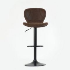 Барный стул Barneo N-86 Time / Black / VPU Brown Vintage коричневый винтаж PK970-18 в Заводоуковске - zavodoukovsk.mebel24.online | фото 3