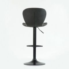 Барный стул Barneo N-86 Time / Black / VPU Dark Gray Vintage серый винтаж 970-11 в Заводоуковске - zavodoukovsk.mebel24.online | фото 2