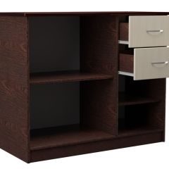 Комод АЛЛА (Венге/дуб млечный) Эко в Заводоуковске - zavodoukovsk.mebel24.online | фото 2