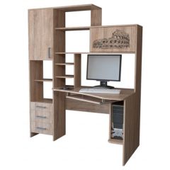 Компьютерный стол КЛ №6.0 правый (Дуб баррик) в Заводоуковске - zavodoukovsk.mebel24.online | фото