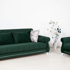 Комплект Роуз ТД 411 диван-кровать + кресло + комплект подушек в Заводоуковске - zavodoukovsk.mebel24.online | фото
