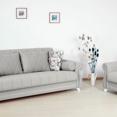 Комплект Роуз ТД 414 диван-кровать + кресло + комплект подушек в Заводоуковске - zavodoukovsk.mebel24.online | фото