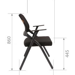 Кресло для посетителей CHAIRMAN NEXX (ткань стандарт черный/сетка DW-01) в Заводоуковске - zavodoukovsk.mebel24.online | фото 7