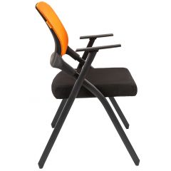 Кресло для посетителей CHAIRMAN NEXX (ткань стандарт черный/сетка DW-66) в Заводоуковске - zavodoukovsk.mebel24.online | фото 3