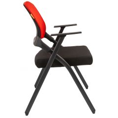 Кресло для посетителей CHAIRMAN NEXX (ткань стандарт черный/сетка DW-69) в Заводоуковске - zavodoukovsk.mebel24.online | фото 3