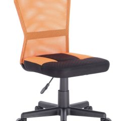 Кресло компактное BRABIX "Smart MG-313" черное/оранжевое, 531844 в Заводоуковске - zavodoukovsk.mebel24.online | фото