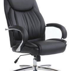 Кресло офисное BRABIX "Advance EX-575" (хром/экокожа/черное) 531825 в Заводоуковске - zavodoukovsk.mebel24.online | фото 2
