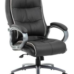 Кресло офисное BRABIX PREMIUM "Strong HD-009" (экокожа черная, ткань серая) 531945 в Заводоуковске - zavodoukovsk.mebel24.online | фото 1