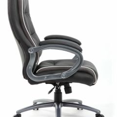 Кресло офисное BRABIX PREMIUM "Strong HD-009" (экокожа черная, ткань серая) 531945 в Заводоуковске - zavodoukovsk.mebel24.online | фото 3