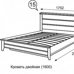 Кровать 1600 с ПМ София 15 в Заводоуковске - zavodoukovsk.mebel24.online | фото 3