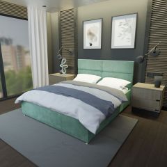 Кровать Аврора Решетка+ПМ (1200) *БЕЗ ДНА в Заводоуковске - zavodoukovsk.mebel24.online | фото
