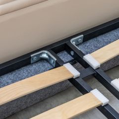 Кровать двойная Оливия 160 + ортопед. основание в Заводоуковске - zavodoukovsk.mebel24.online | фото 15