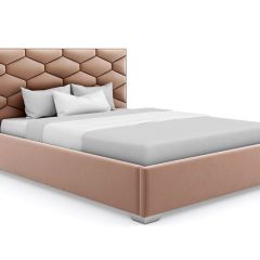 Кровать Коралл интерьерная +основание (90х200) в Заводоуковске - zavodoukovsk.mebel24.online | фото