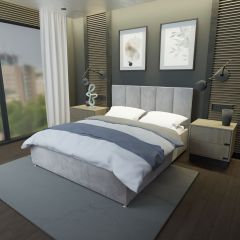 Кровать Мерида Решетка+ПМ (1800) *БЕЗ ДНА в Заводоуковске - zavodoukovsk.mebel24.online | фото