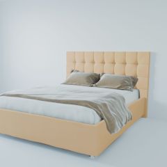 Кровать Венеция с ПМ 1200 (экокожа бежевая) в Заводоуковске - zavodoukovsk.mebel24.online | фото 2