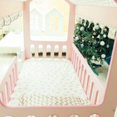 Кровать-домик без ящика 800*1600 (Розовый) в Заводоуковске - zavodoukovsk.mebel24.online | фото 3