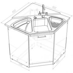 Кухонный гарнитур Амели оптима 1800х2400 мм в Заводоуковске - zavodoukovsk.mebel24.online | фото 16