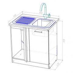 Кухонный гарнитур Лариса прайм 5 2300х1500 мм в Заводоуковске - zavodoukovsk.mebel24.online | фото 20