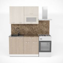Кухонный гарнитур Ольга лайт 2 1200 мм в Заводоуковске - zavodoukovsk.mebel24.online | фото 3