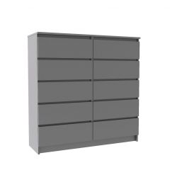 МОРИ МК 1200.10 Комод (графит) в Заводоуковске - zavodoukovsk.mebel24.online | фото 2