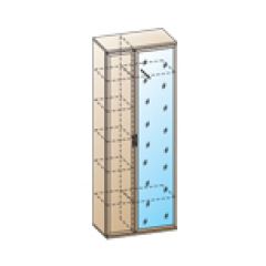 Прихожая Карина композиция 1 (Акация Молдау) в Заводоуковске - zavodoukovsk.mebel24.online | фото 2