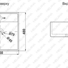 Раковина MELANA MLN-A064 в Заводоуковске - zavodoukovsk.mebel24.online | фото 2