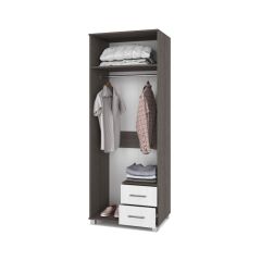 ЕВА Шкаф 2-х дверный Е24 в Заводоуковске - zavodoukovsk.mebel24.online | фото 2