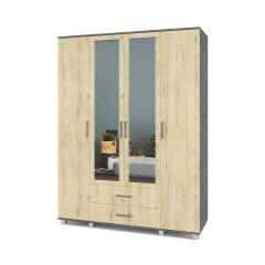 ЕВА Шкаф 4-х дверный Е43 в Заводоуковске - zavodoukovsk.mebel24.online | фото 7