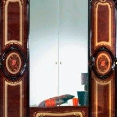 Шкаф 4-х дверный с зеркалами (01.144) Роза (могано) в Заводоуковске - zavodoukovsk.mebel24.online | фото