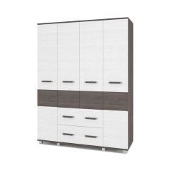 ВИОРА Шкаф 4-х дверный В43 в Заводоуковске - zavodoukovsk.mebel24.online | фото