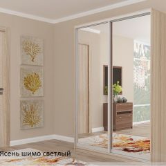 Шкаф №6 1.2-2 Оптима 2100х1204х452 (фасад 2 зеркала) в Заводоуковске - zavodoukovsk.mebel24.online | фото