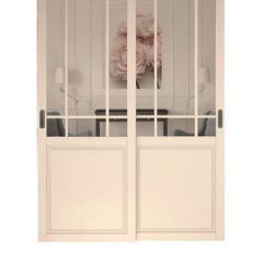 Шкаф-купе 1700 серии NEW CLASSIC K4+K4+B2+PL4 (2 ящика+F обр. штанга) профиль «Капучино» в Заводоуковске - zavodoukovsk.mebel24.online | фото 15