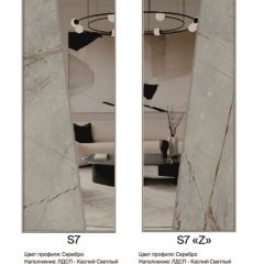 Шкаф-купе 1700 серии SILVER S1+S1+B2+PL2 (2 ящика+1 штанга+1 полка) профиль «Серебро» в Заводоуковске - zavodoukovsk.mebel24.online | фото 13