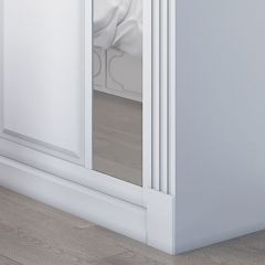Шкаф-купе 2150 серии NEW CLASSIC K6Z+K1+K6+B22+PL2(по 2 ящика лев/прав+1 штанга+1 полка) профиль «Капучино» в Заводоуковске - zavodoukovsk.mebel24.online | фото 5