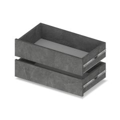 МАРТИН Шкаф-купе Камень темный (2200*450) М421 в Заводоуковске - zavodoukovsk.mebel24.online | фото 3