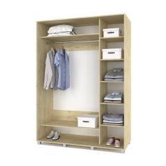 РОЛАНД Шкаф-купе с зеркалом Ирландский дуб (600*1800) Р682 в Заводоуковске - zavodoukovsk.mebel24.online | фото 2