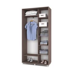 РОЛАНД Шкаф-купе Шимо темный (450*1100) Р411 в Заводоуковске - zavodoukovsk.mebel24.online | фото 2