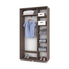 РОЛАНД Шкаф-купе Шимо темный (450*1200) Р421 в Заводоуковске - zavodoukovsk.mebel24.online | фото 2