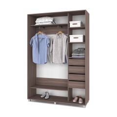 РОЛАНД Шкаф-купе Шимо темный (450*1200) Р421 в Заводоуковске - zavodoukovsk.mebel24.online | фото 4