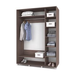 РОЛАНД Шкаф-купе Шимо темный (600*1700) Р671 в Заводоуковске - zavodoukovsk.mebel24.online | фото 2