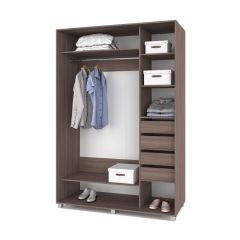 РОЛАНД Шкаф-купе Шимо темный (600*1700) Р671 в Заводоуковске - zavodoukovsk.mebel24.online | фото 4