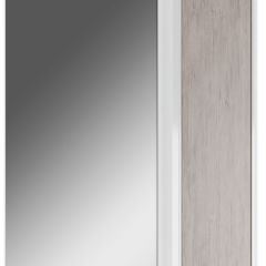 Шкаф-зеркало Uno 60 Дуб серый левый/правый Домино (DU1503HZ) в Заводоуковске - zavodoukovsk.mebel24.online | фото 1