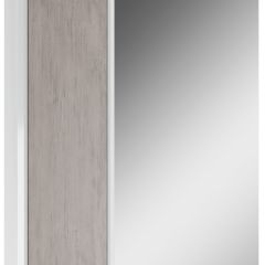 Шкаф-зеркало Uno 60 Дуб серый левый/правый Домино (DU1503HZ) в Заводоуковске - zavodoukovsk.mebel24.online | фото 2