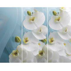 Стол Бостон-3 (Белая Орхидея) 1100/1420*700, опора Брифинг в Заводоуковске - zavodoukovsk.mebel24.online | фото 2
