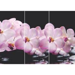 Стол Бостон-3 (Розовая Орхидея) 1100/1420*700, опора Брифинг в Заводоуковске - zavodoukovsk.mebel24.online | фото 2