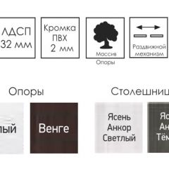 Стол раскладной Ялта (опоры массив резной) в Заводоуковске - zavodoukovsk.mebel24.online | фото 8